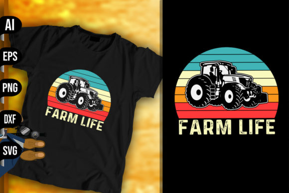 Farm Life - Vintage Retro Farmer