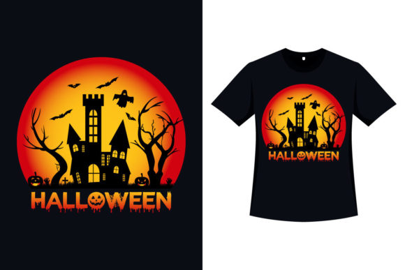 Halloween Retro Vintage T-shirt Design
