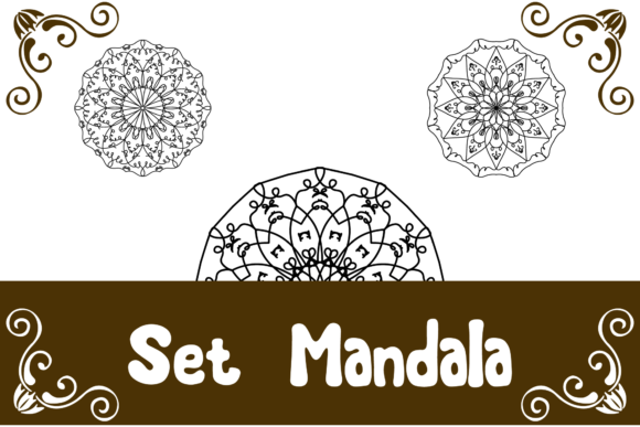 Mandala Retro Decoration Set