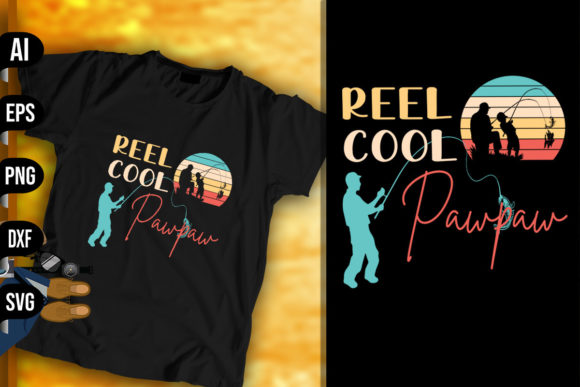 Reel Cool Pawpaw - Fishing Vintage Retro