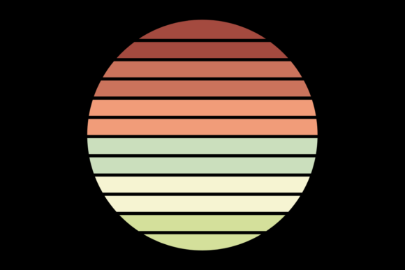 Retro Sunset Circle 52