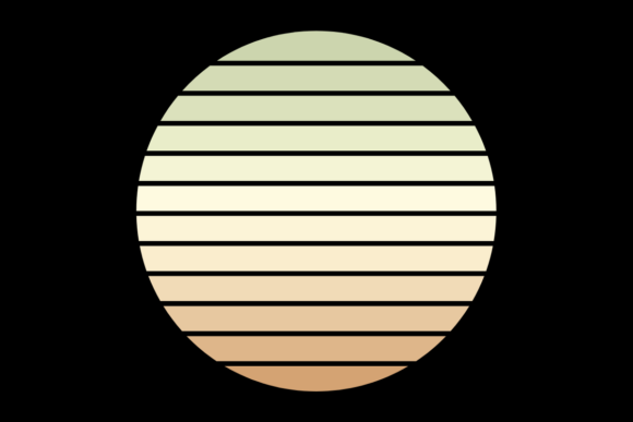 Retro Sunset Circle 77